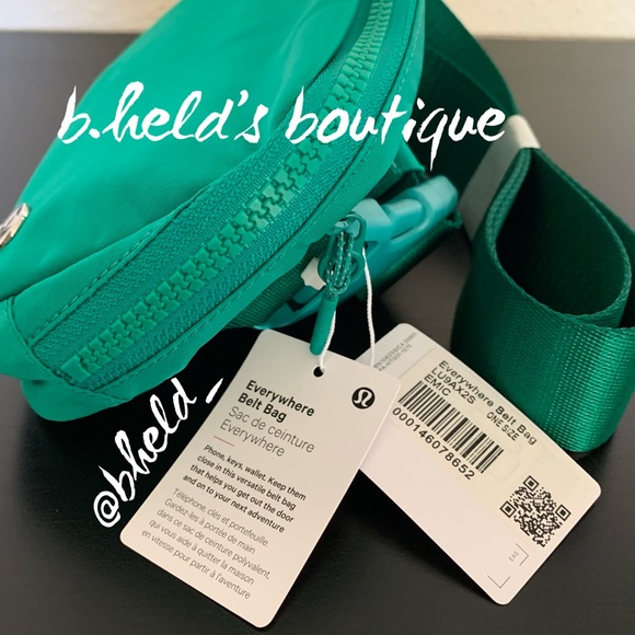 lululemon Everywhere Belt Bag in Emerald Ice Green One Size (1L) Brand New NWT - Picture 2 of 15